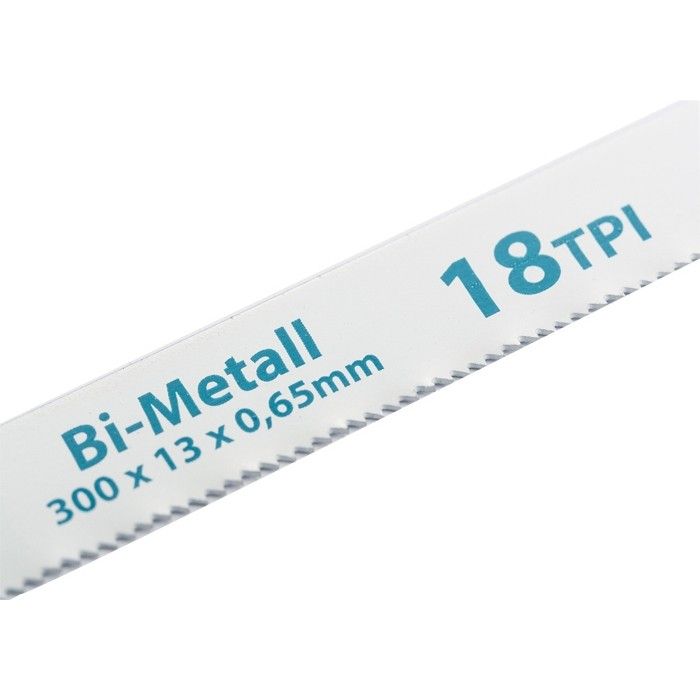 Полотна для ножовки по металлу, 300 мм, 18TPI, BIM