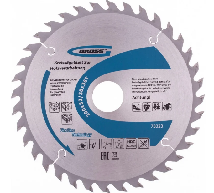 Пильный диск по дереву 200 x 32/30 x 36Т // GROSS