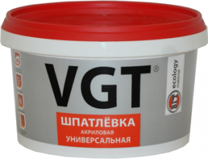 Шпатлевка уневерсальная акриловая 3,6 кг(4) 'ВГТ'