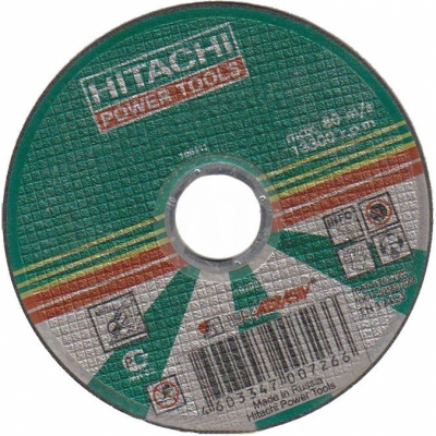 Отрезной круг по металлу HITACHI  115*1.2*22 А 54