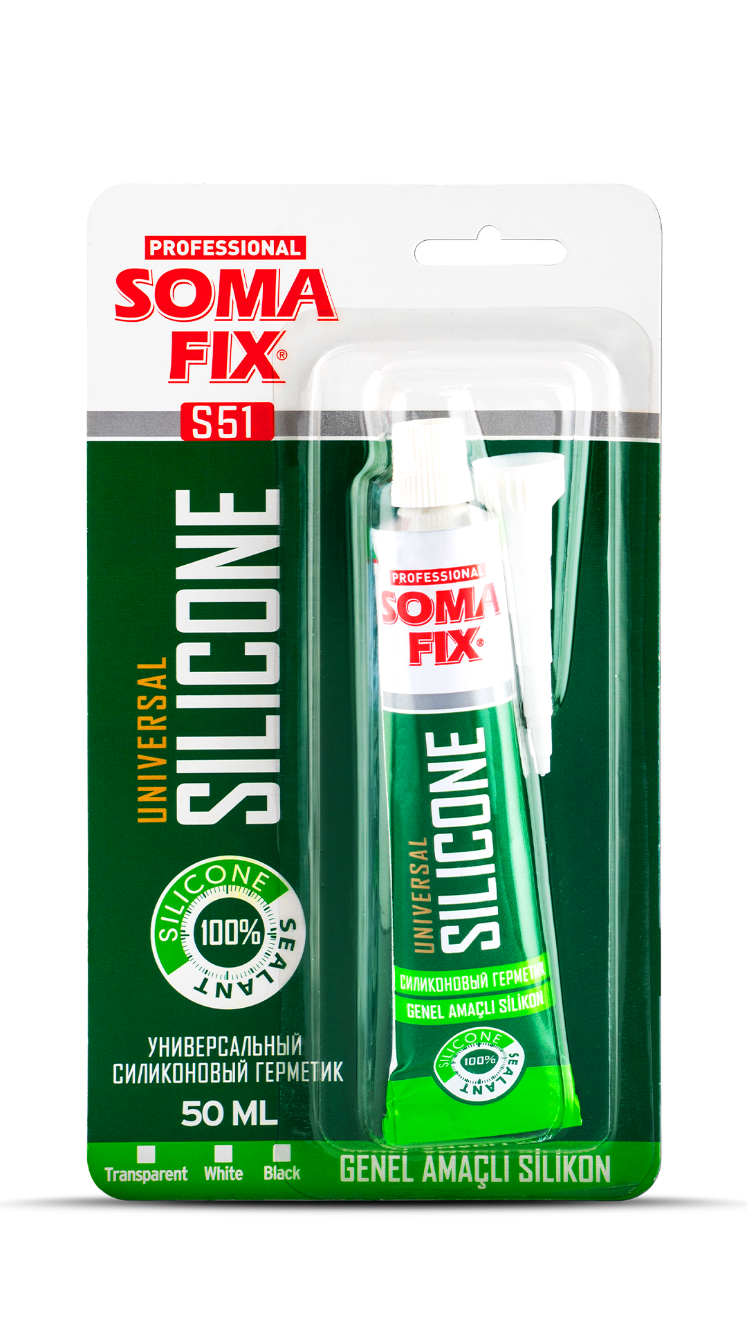 Селиконовый герметик SOMA FIX 50ml