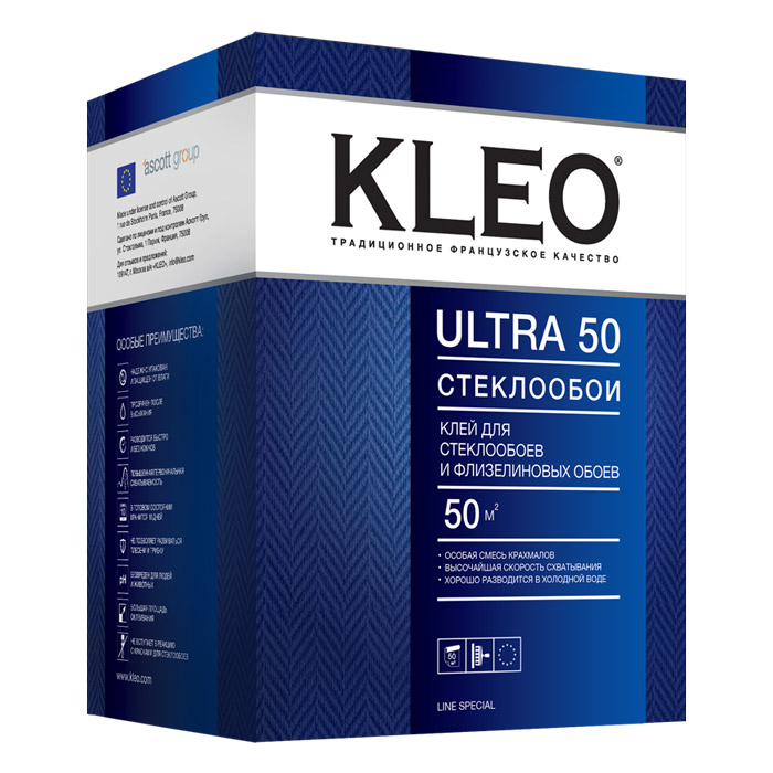 Клей для обоев KLEO Ultra 50