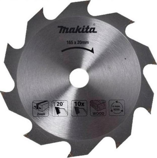 D-03327 Диск пильный по дереву Makita 165*20*10