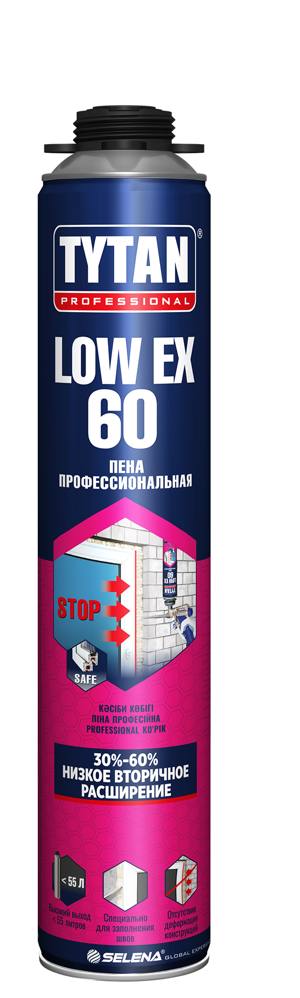 Пена монтажная Tytan 750 мл LOW expansion