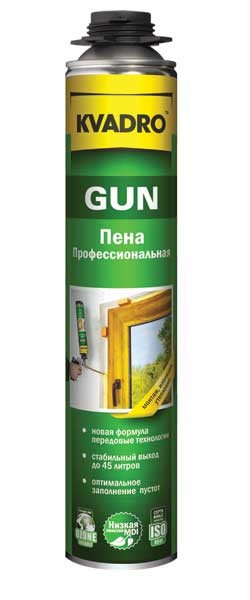 KVADRO GUN Пена Профессиональная 750 мл