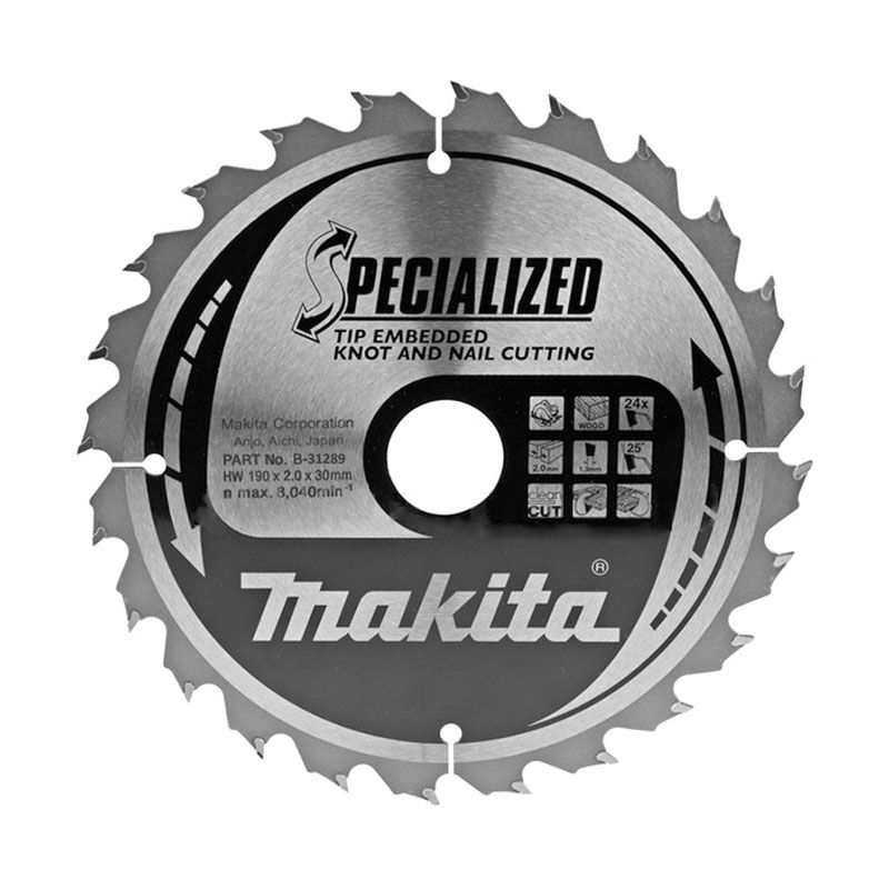 B-31289 Диск пильный по дереву Makita 125*22.23